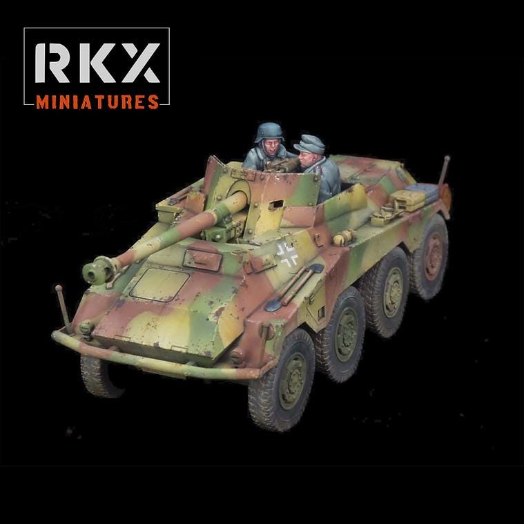 German WW2 SDKFZ 234 Armored Car