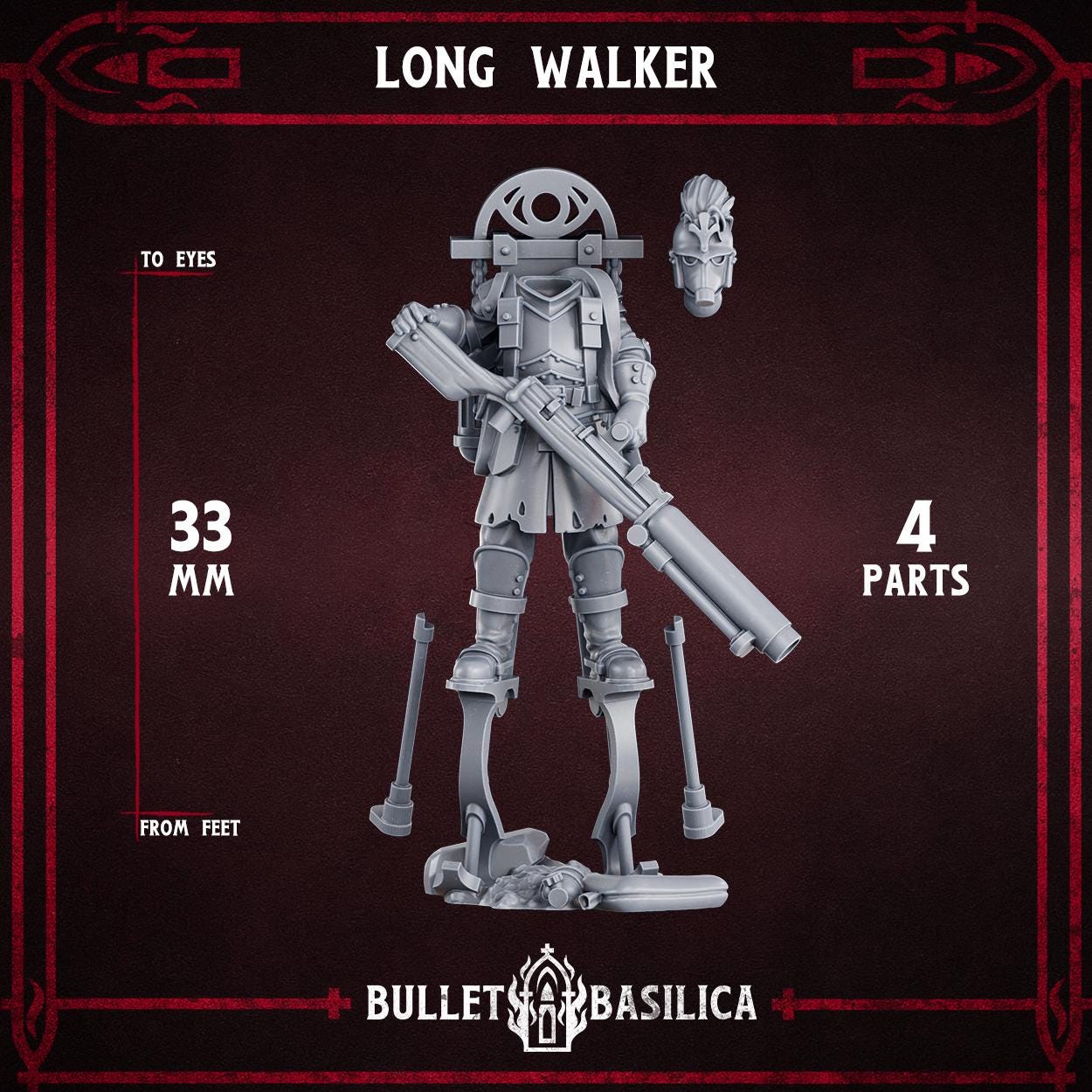 Crimson Hussars Long Walker