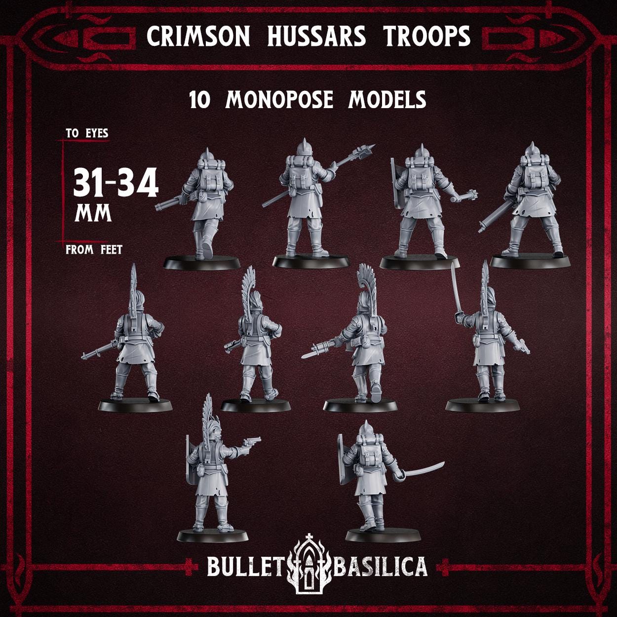 Crimson Hussars Troops