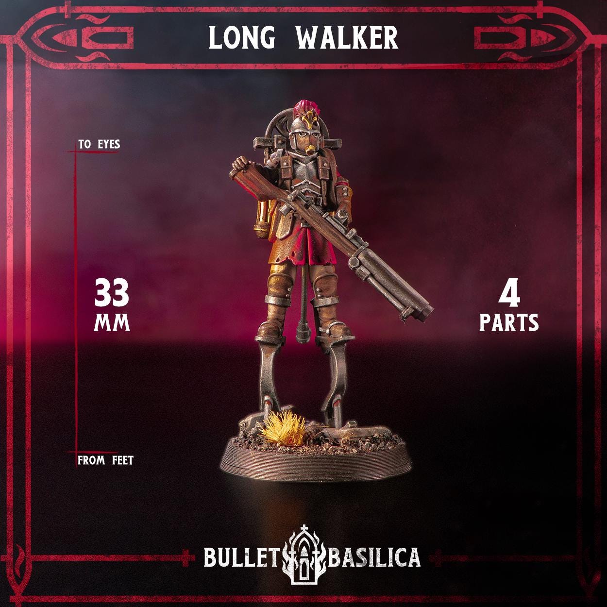 Crimson Hussars Long Walker