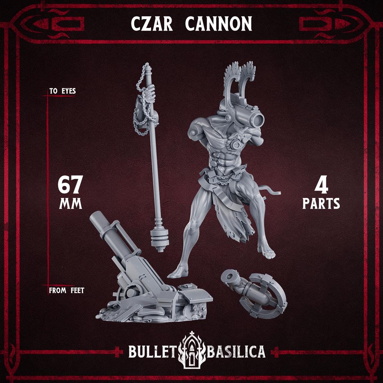 Crimson Hussars Czar Cannon