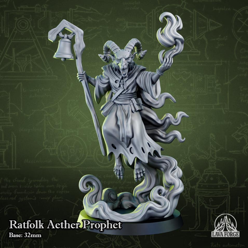 Rotten Brood Ratman Grey Prophet miniature