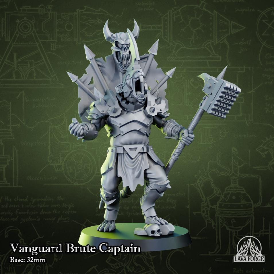 Rotten Brood Stormrat Chieftain miniature