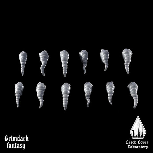 Leech Fodder Heads - Set of 12