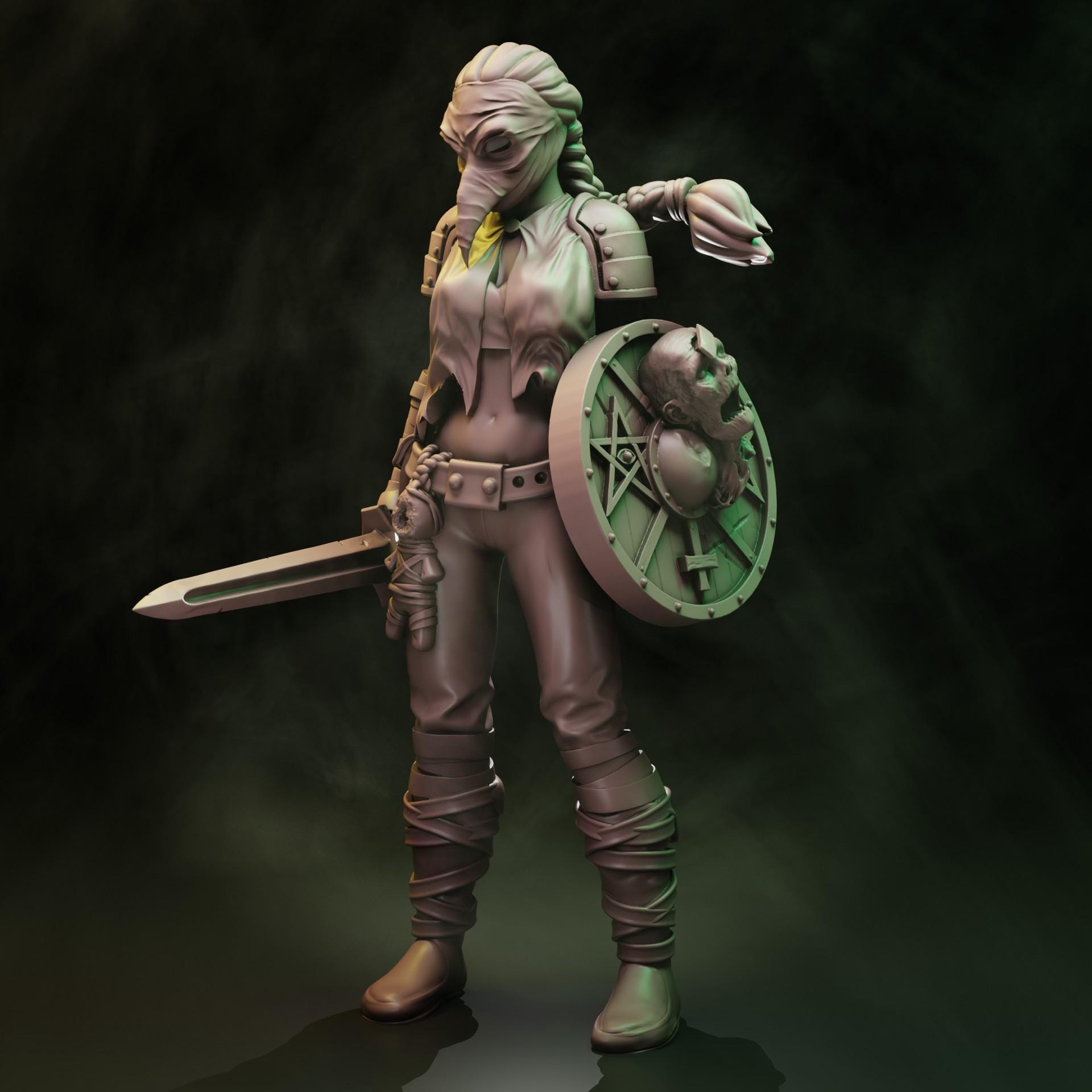 Coven of the Black Woods Heretic Court Troopers miniature