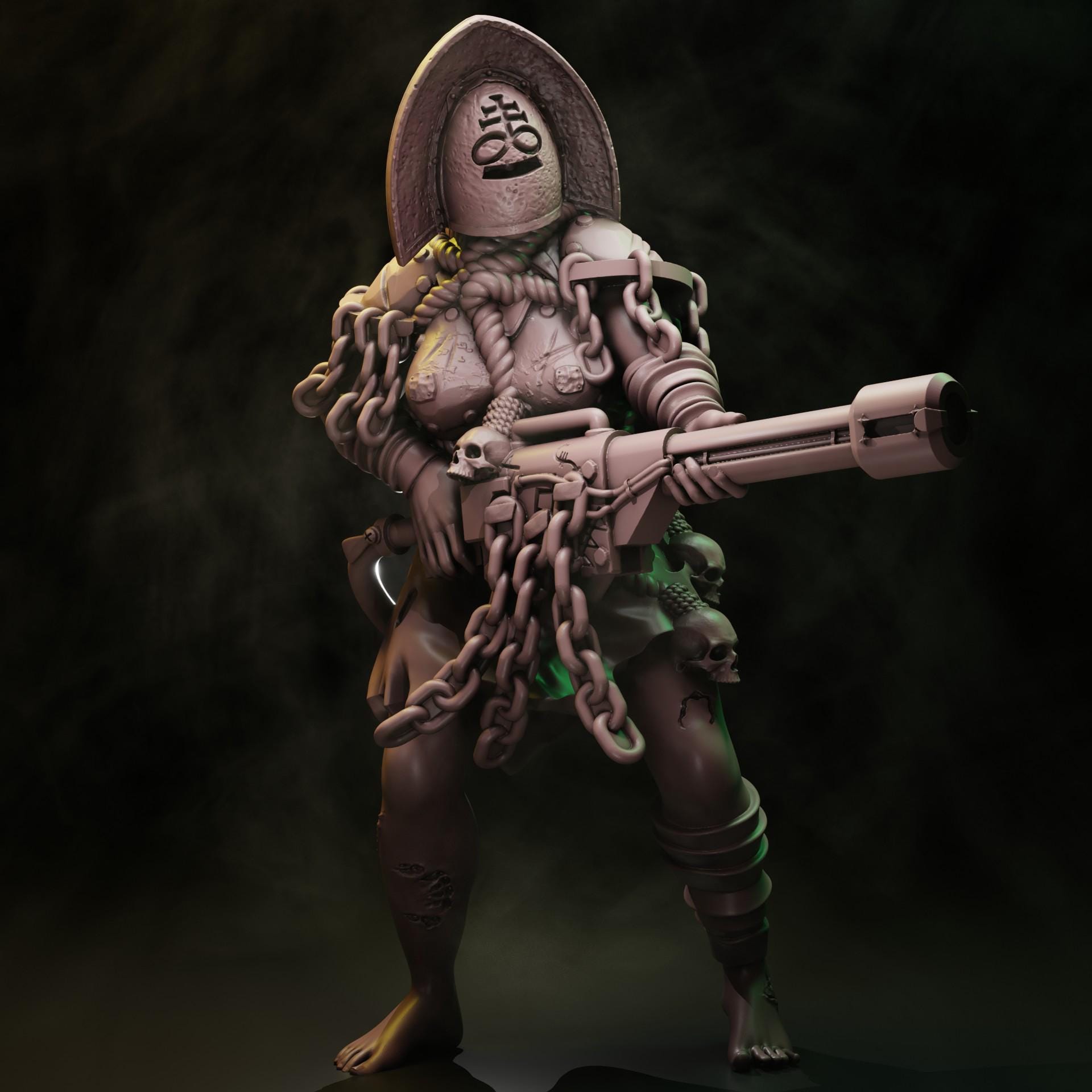 Coven of the Black Woods Anointed Witch miniature