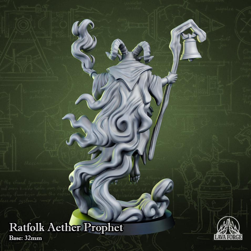Rotten Brood Ratman Grey Prophet miniature