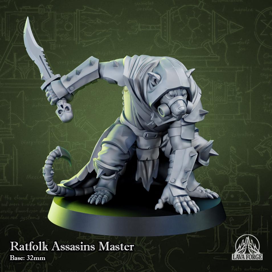 Rotten Brood Ratman Master Assassin miniature
