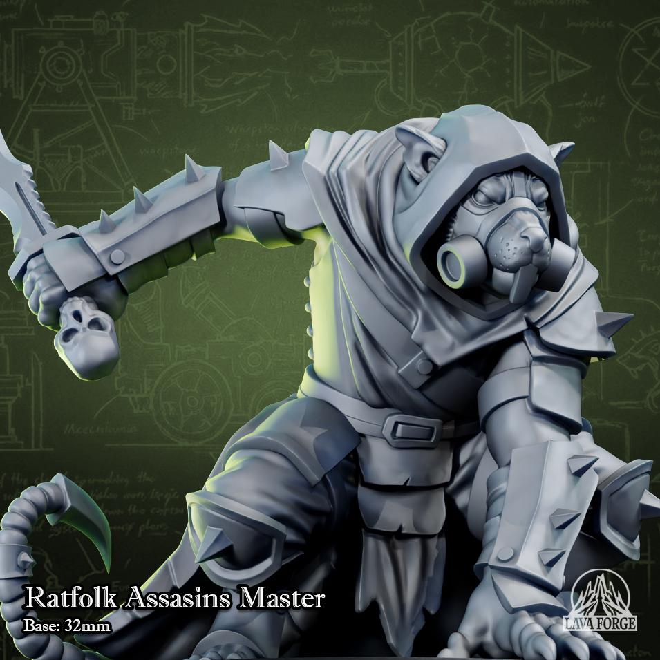 Rotten Brood Ratman Warlord miniature