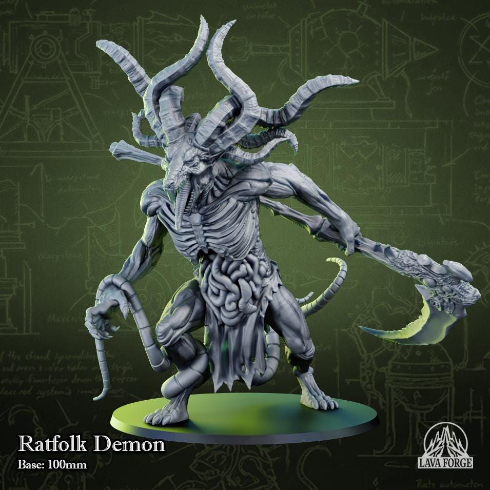 Rotten Brood Ratman Vermin Demonlord scale