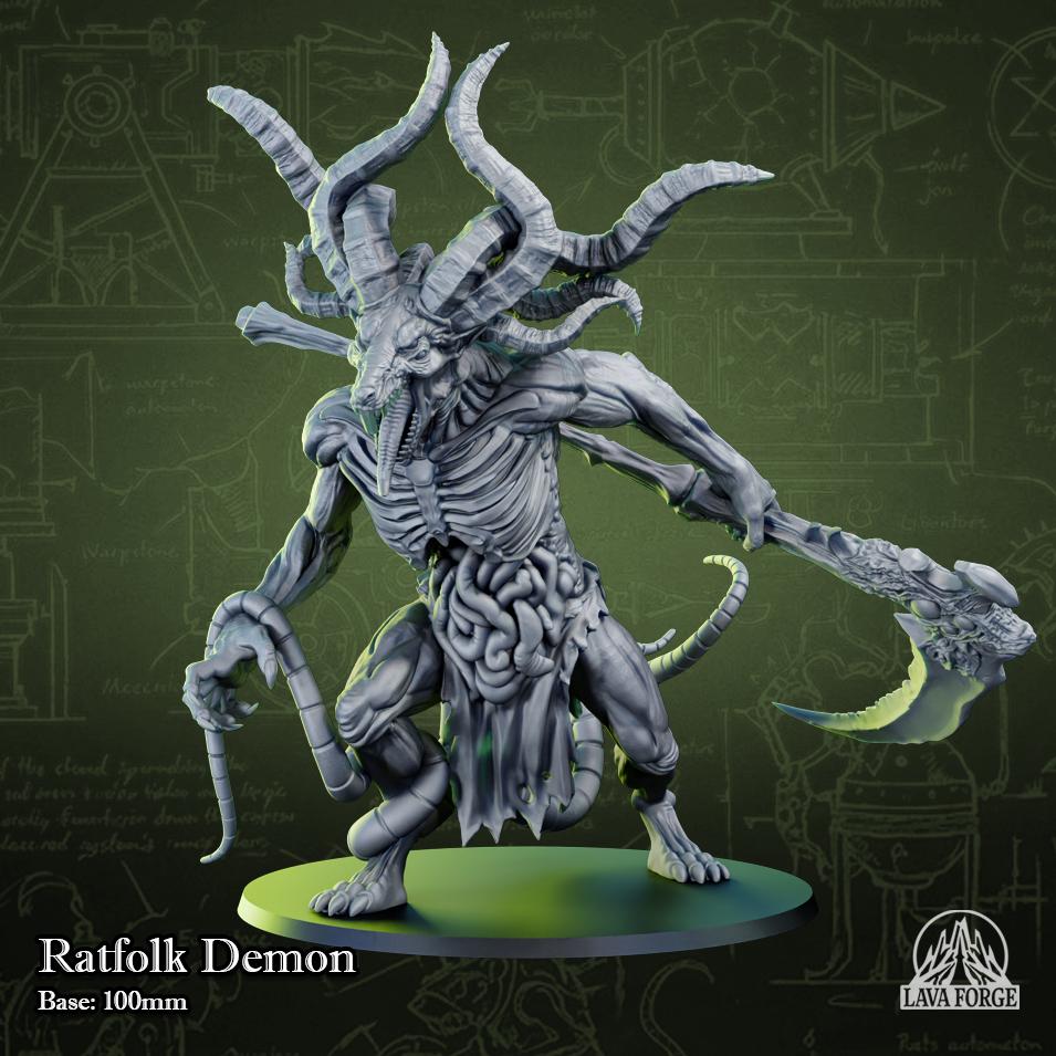 Rotten Brood Ratman Vermin Demonlord centerpiece