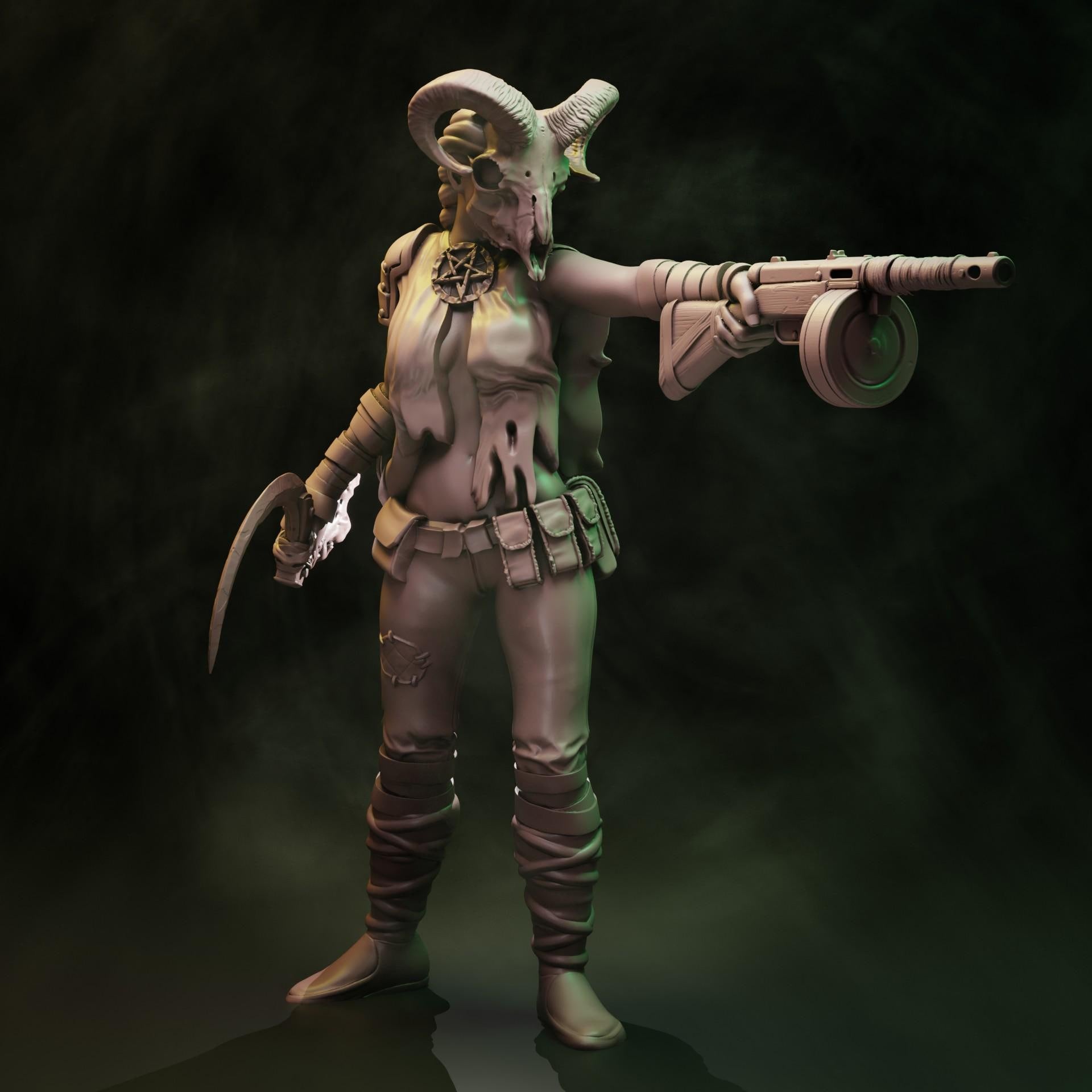Coven of the Black Woods Heretic Court Troopers miniature