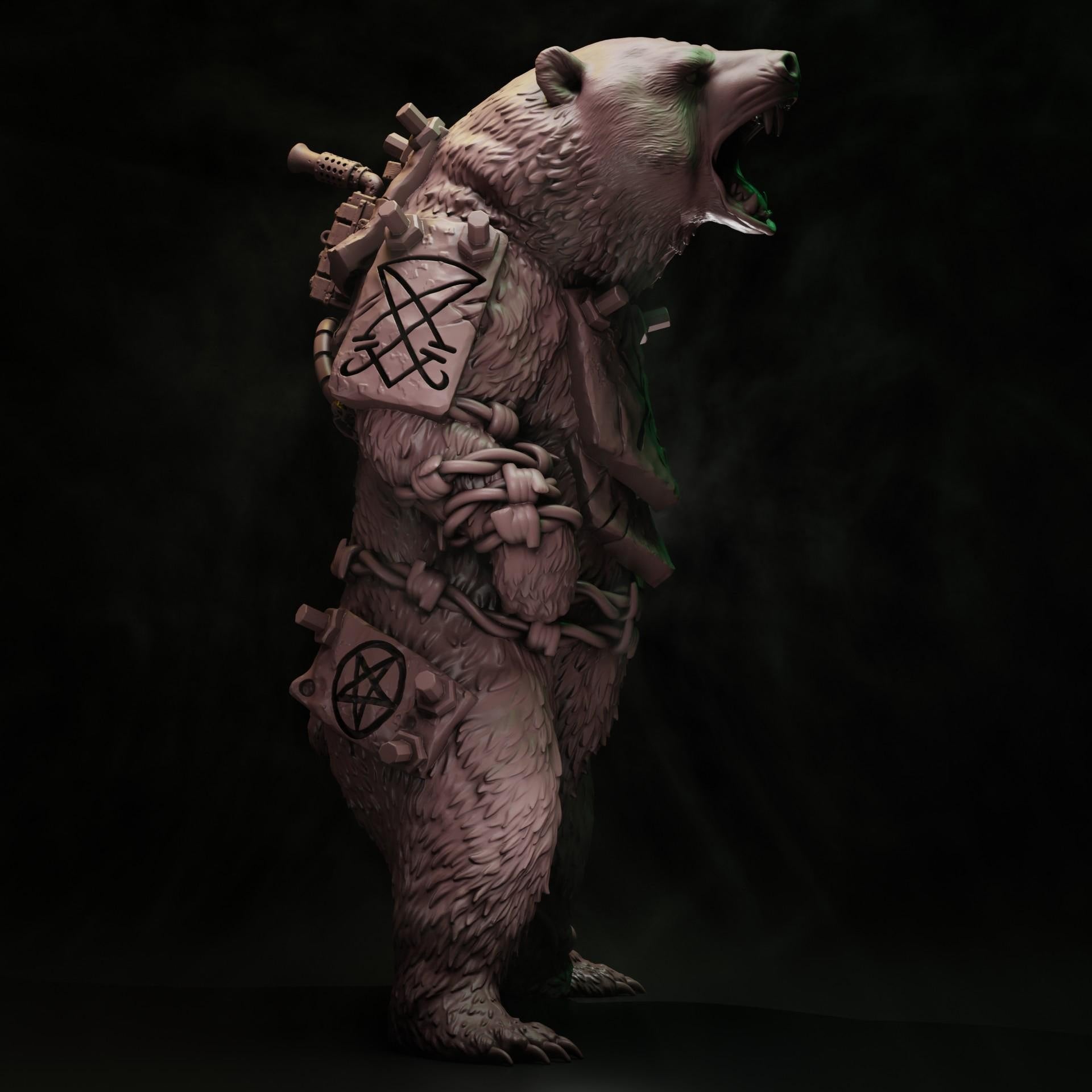 Coven of the Black Woods Heretic Bear miniature