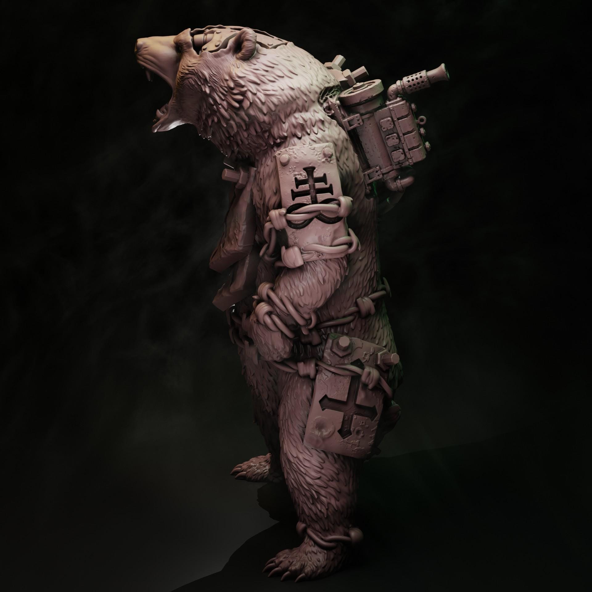 Coven of the Black Woods Heretic Bear miniature