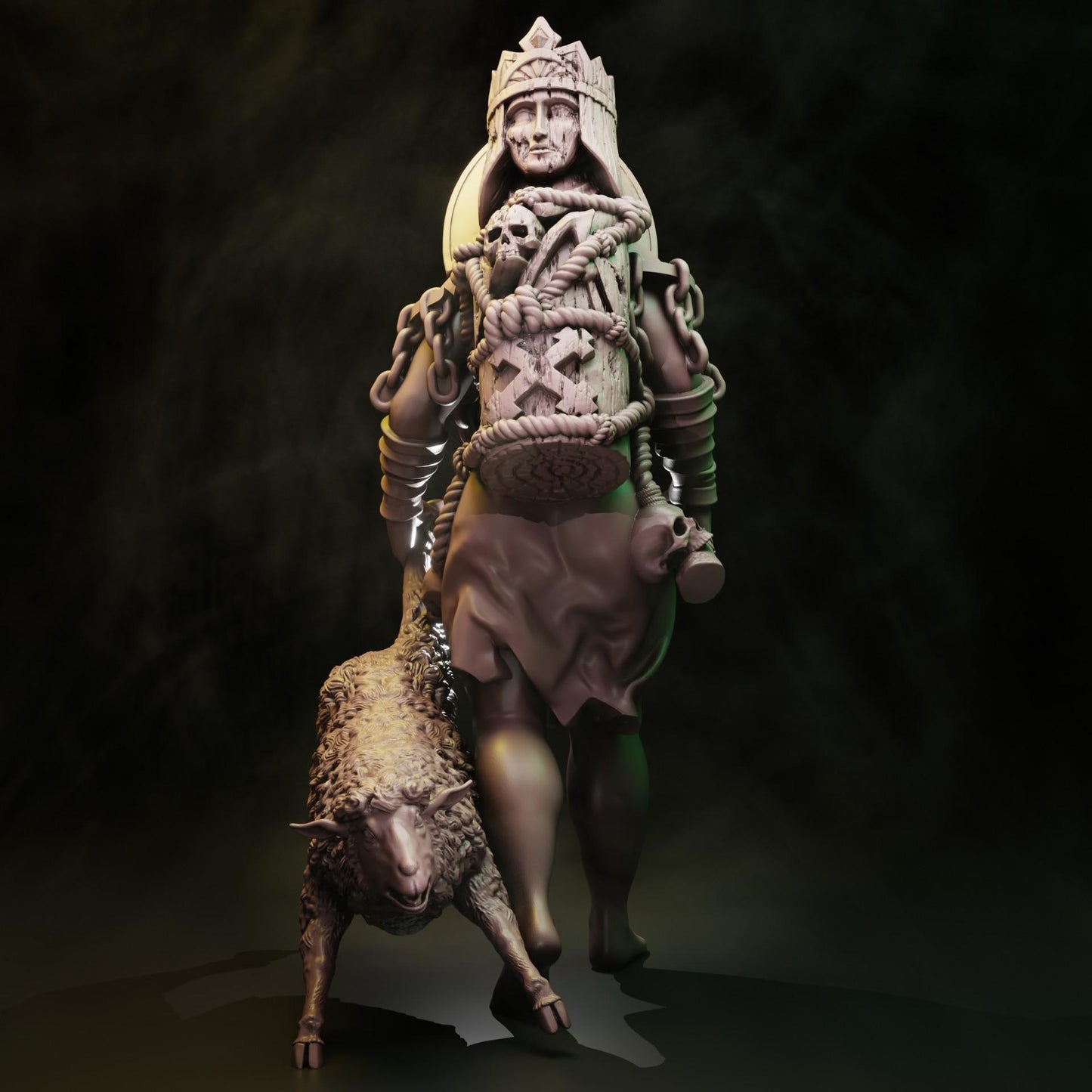 Coven of the Black Woods Anointed Witch miniature