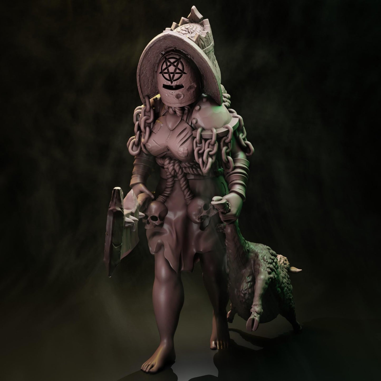 Coven of the Black Woods Anointed Witch miniature