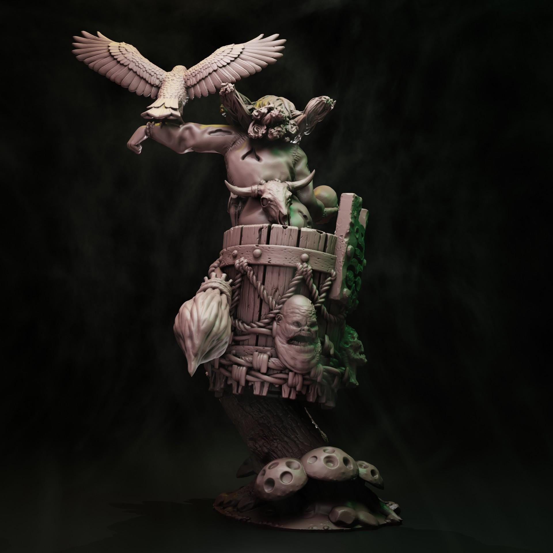 Coven of the Black Woods Baba Yaga miniature