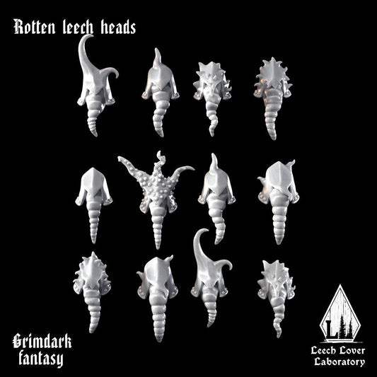 Rotten Leech Heads Turnip28 kitbash set of 12