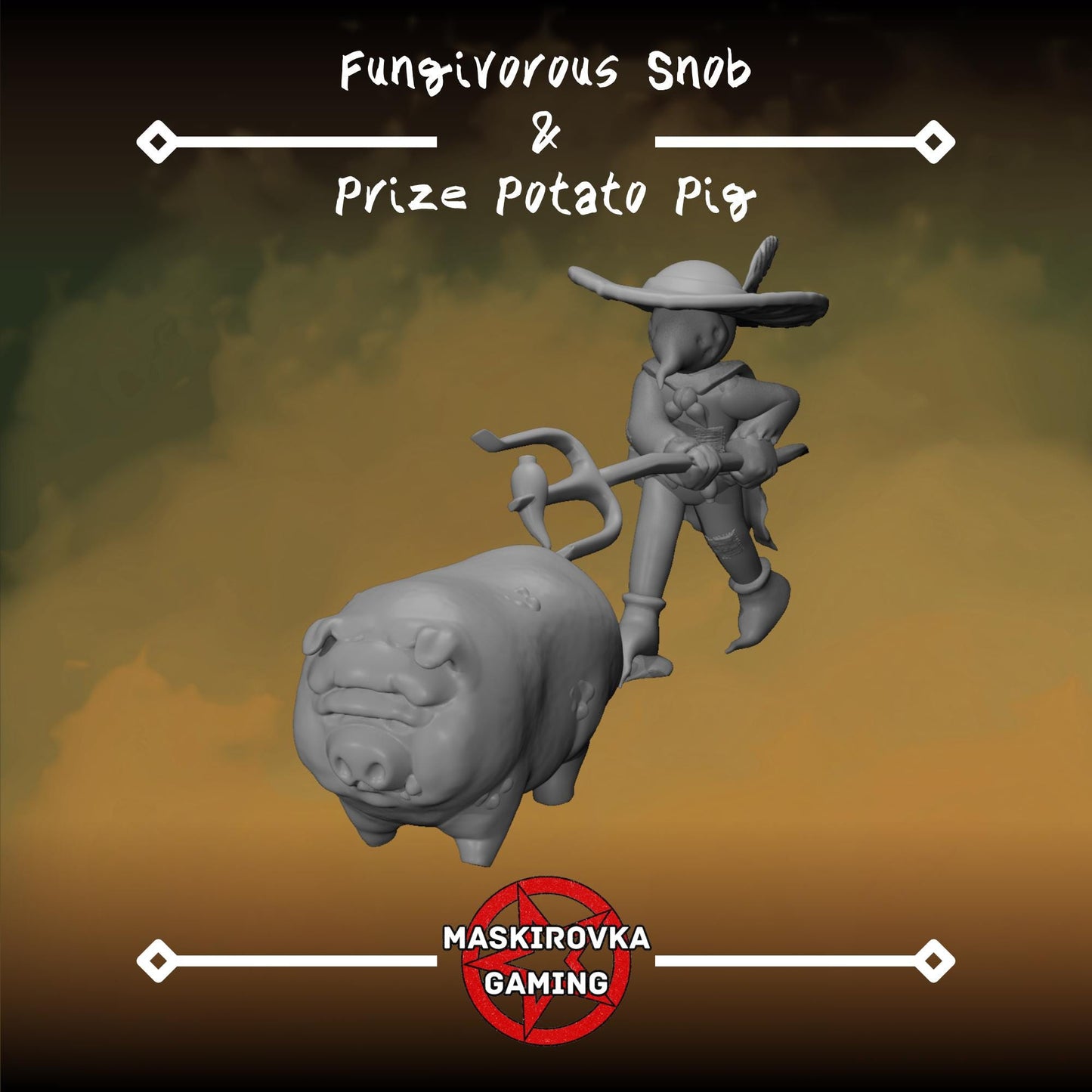 Fungivorous Snob and Herd Swine Turnip28 miniatures