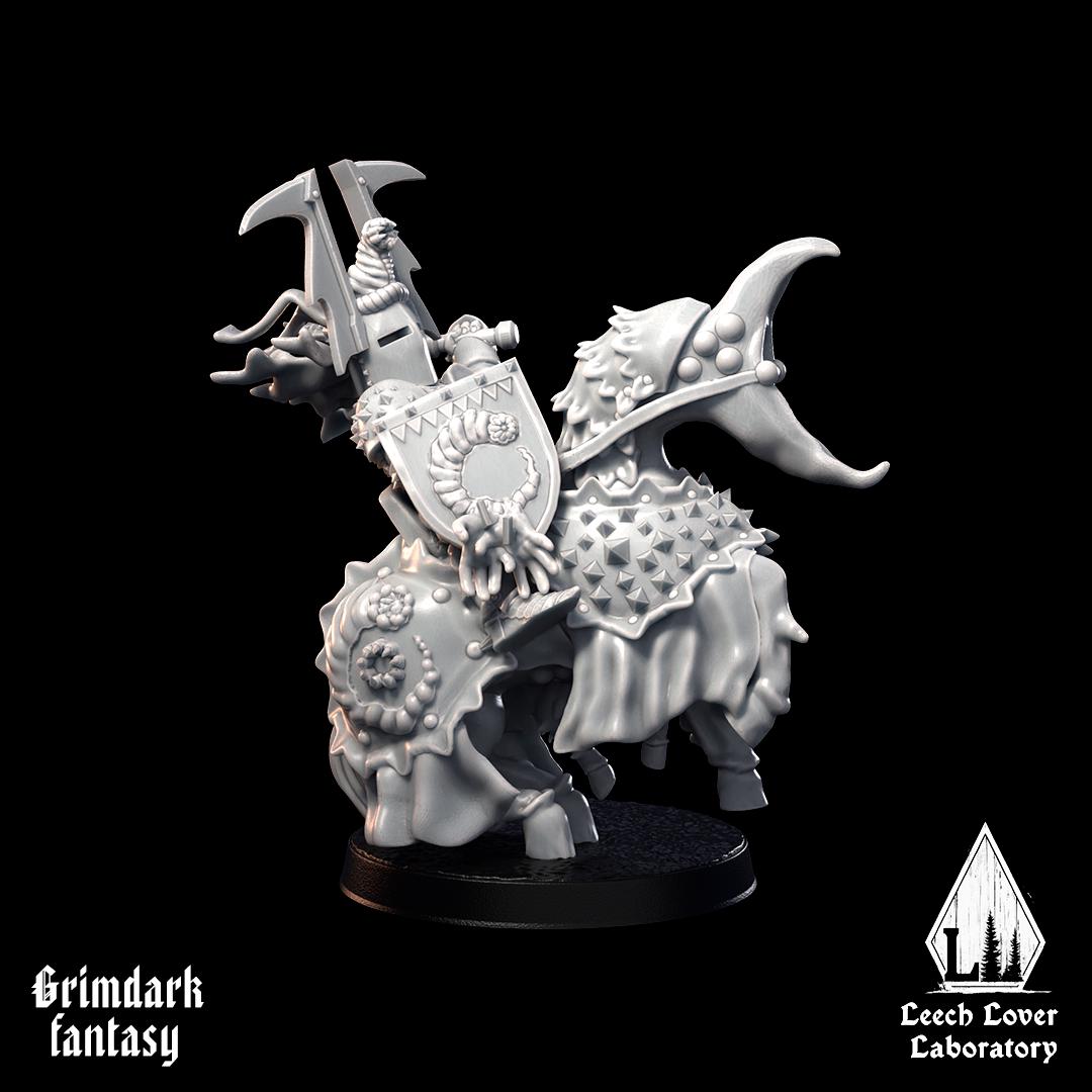 Baron Sangepine Turnip28 mounted knight miniature