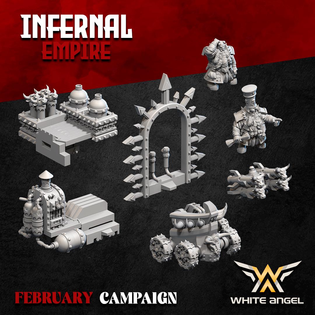 Infernal Empire - Havoc Dwarf Shrieker Rocket Artillery