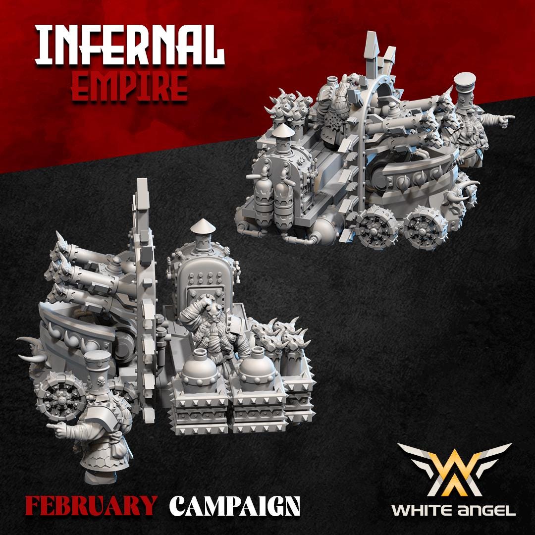 Infernal Empire - Havoc Dwarf Shrieker Rocket Artillery