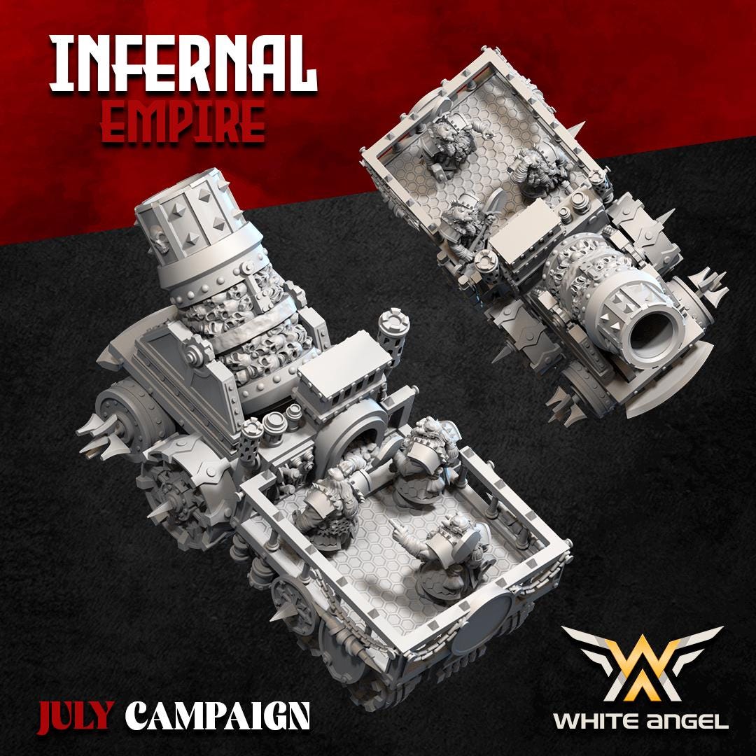 Infernal Empire - Havoc Dwarf Torment Mortar Cannon