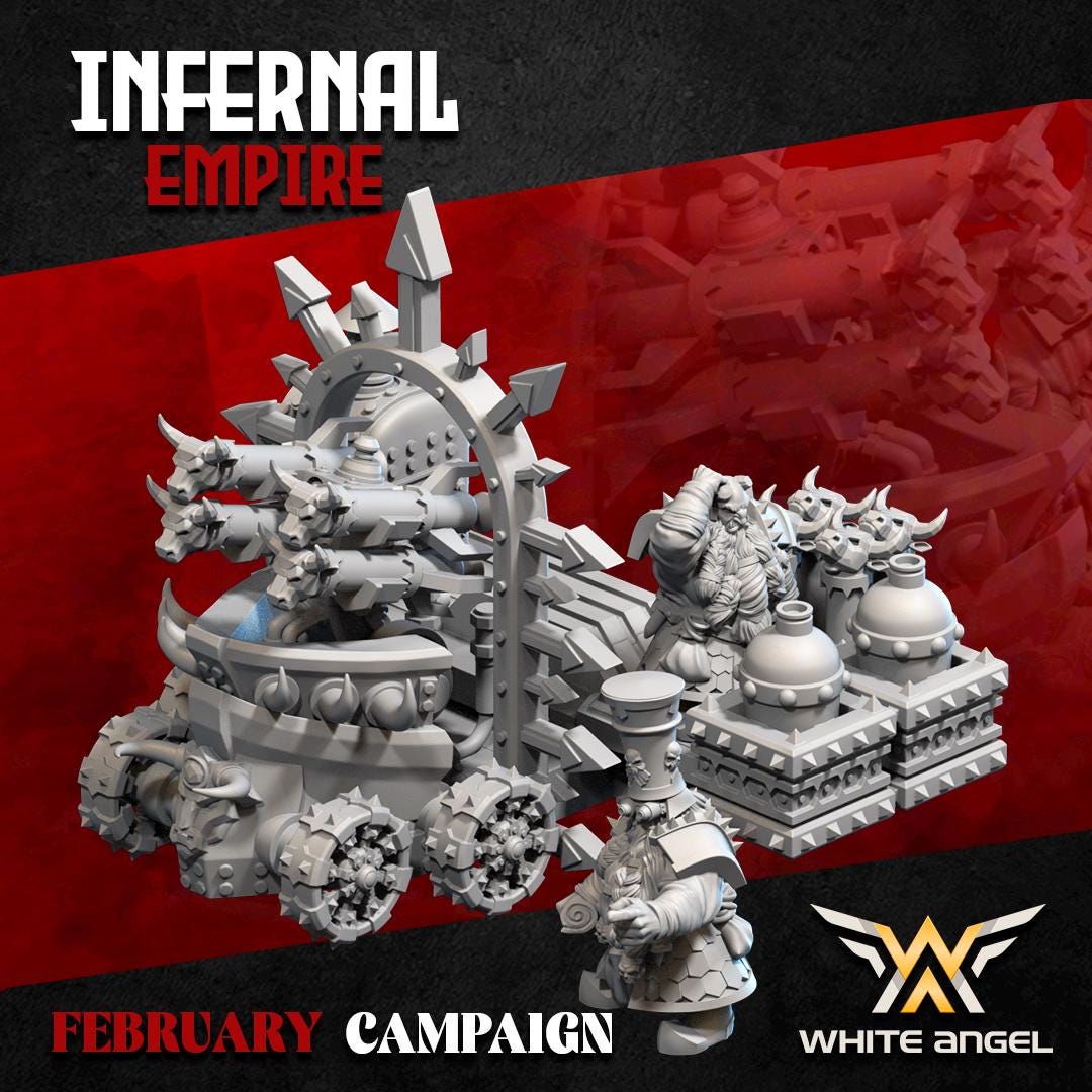 Infernal Empire - Havoc Dwarf Shrieker Rocket Artillery