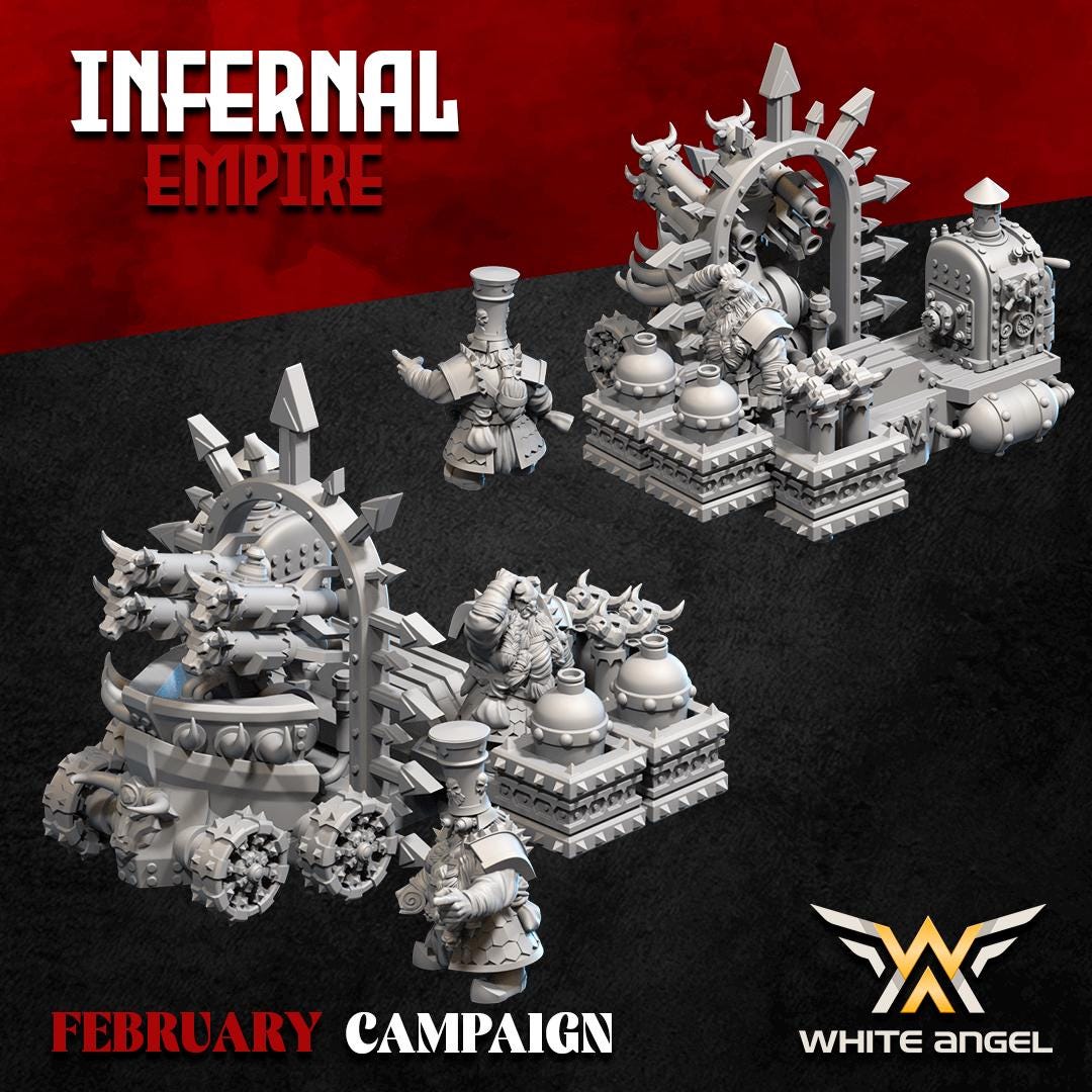 Infernal Empire - Havoc Dwarf Shrieker Rocket Artillery