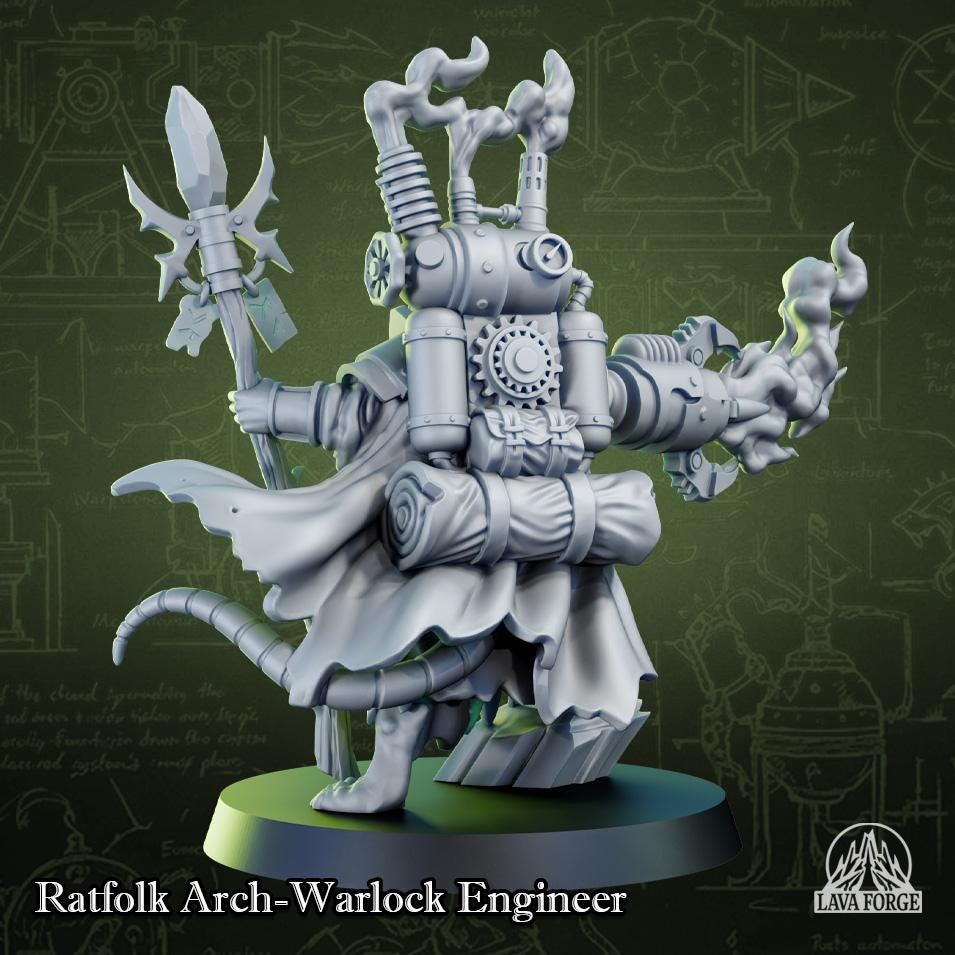 Rotten Brood - Ratman Arch Engineer Warlock