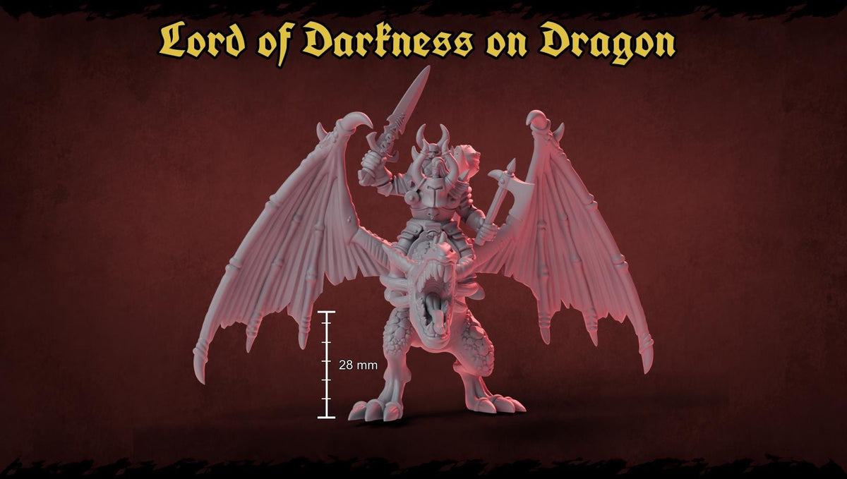 Army of Darkness - Old School Chaotic Lord on Dragon