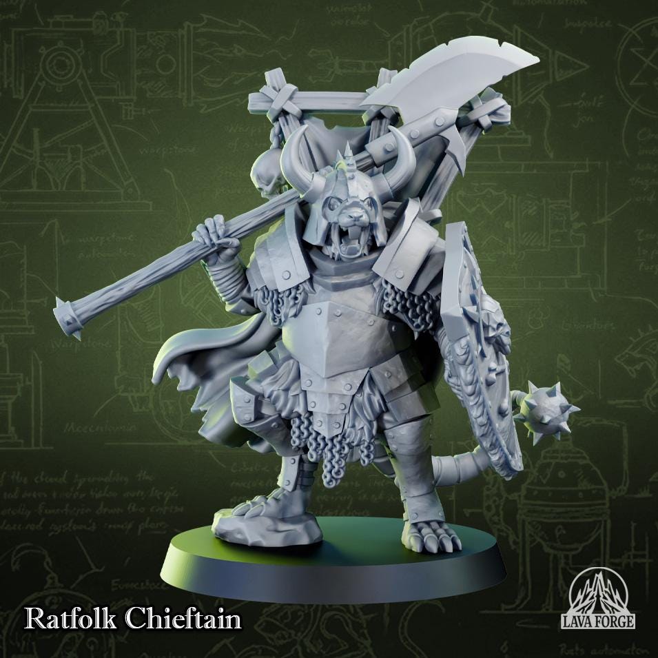 Rotten Brood - Ratman Clanlord Chieftain