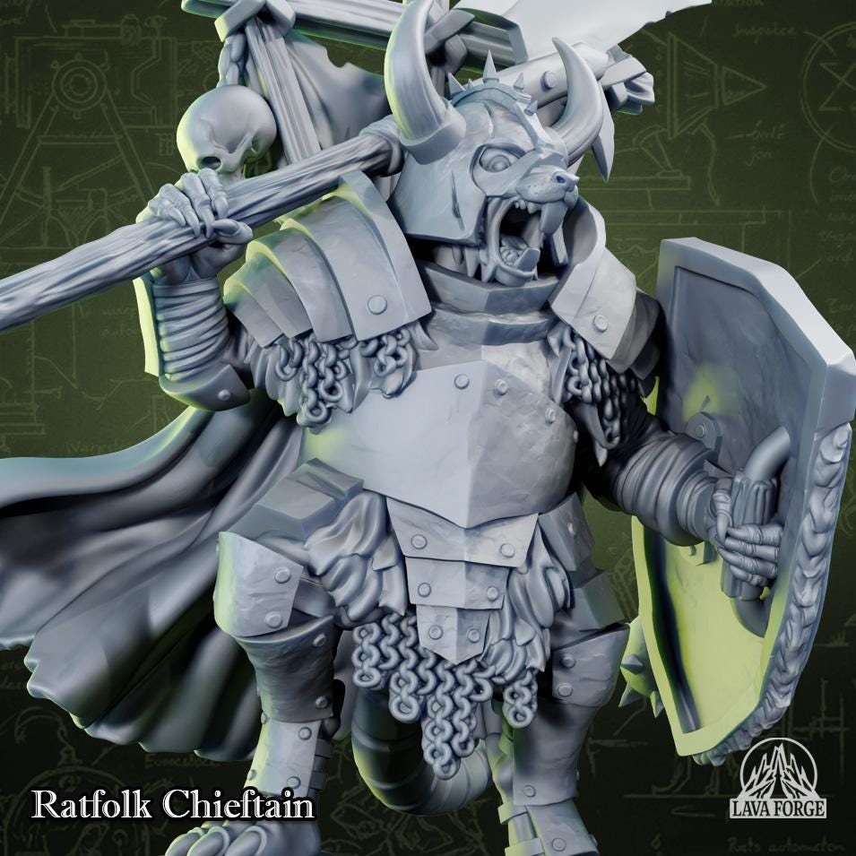 Rotten Brood - Ratman Clanlord Chieftain