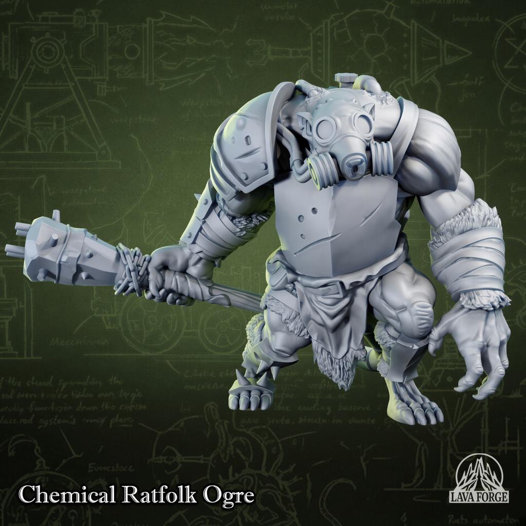 Rotten Brood - Stormrat Ogre with Chemical Armor