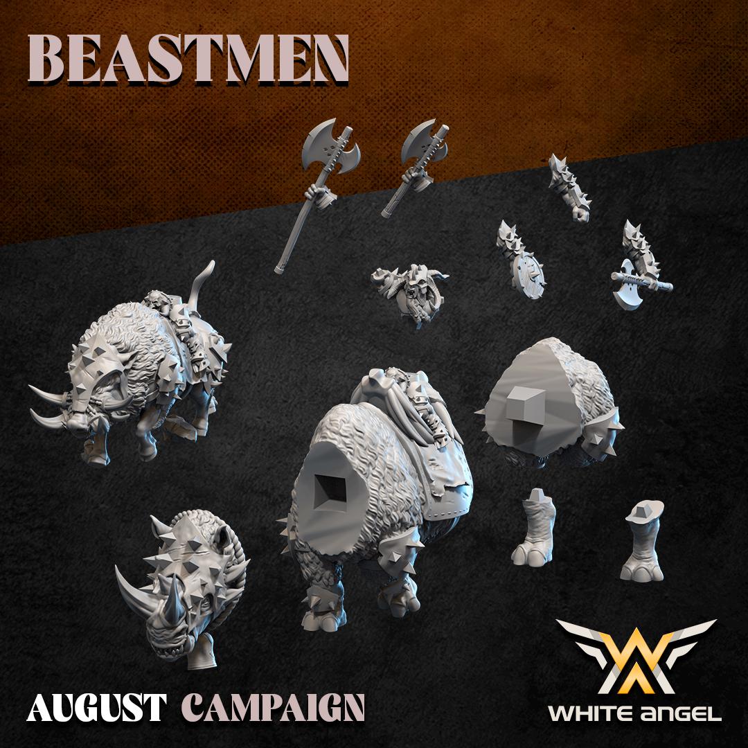 Beastmen Warlord on Horned Beast