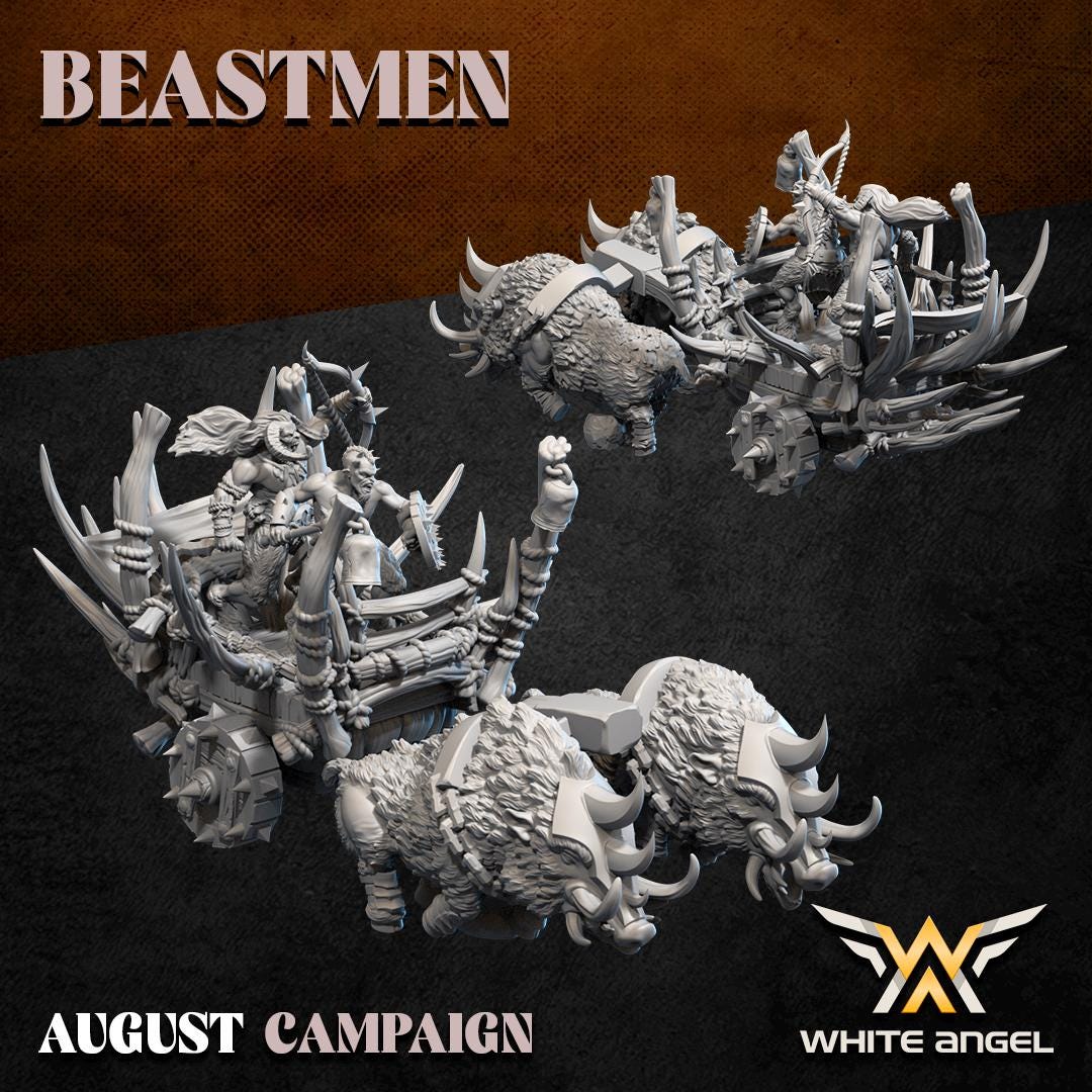 Beastmen Boar Chariot - Razor Tusk War Machine