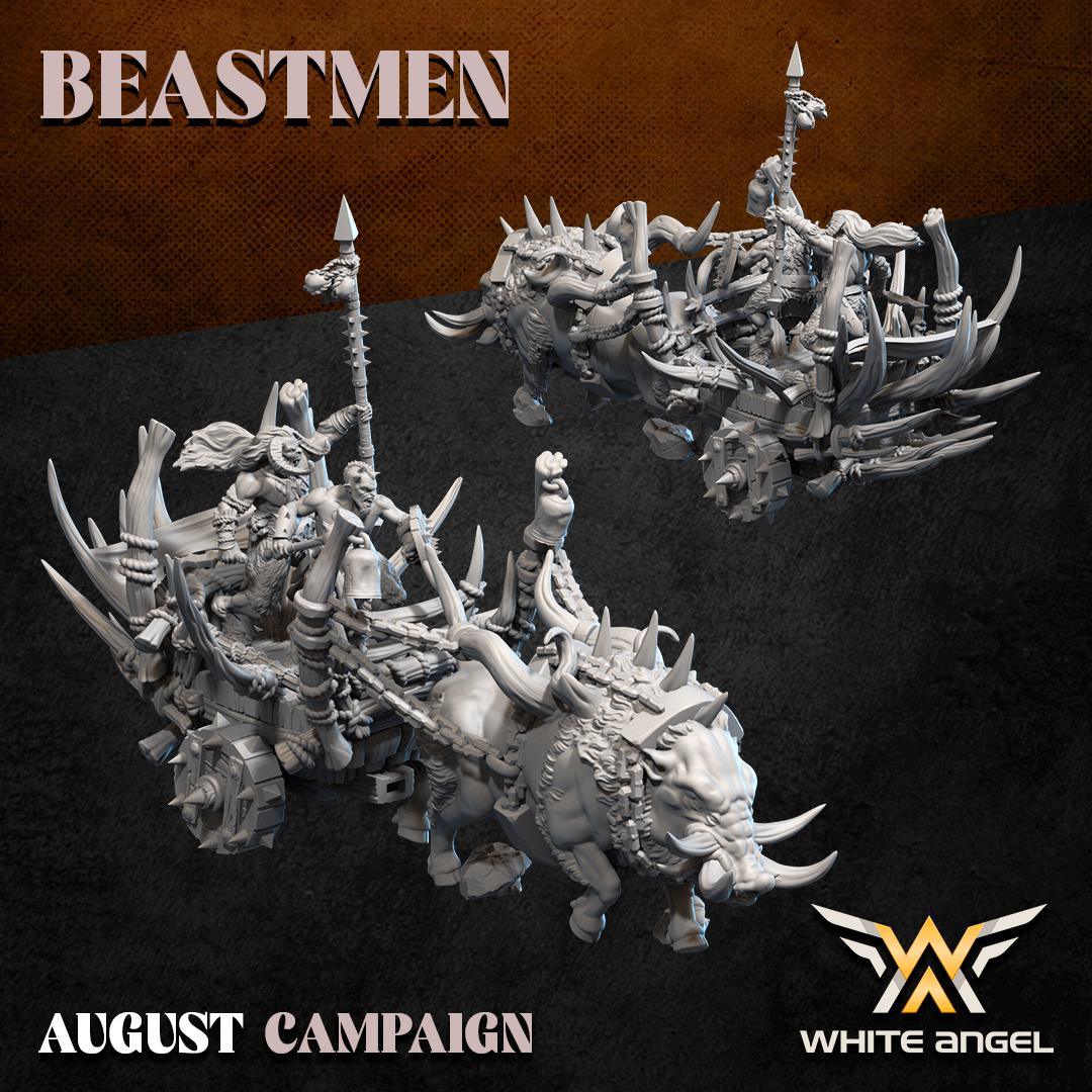 Beastmen Boar Chariot - Razor Tusk War Machine