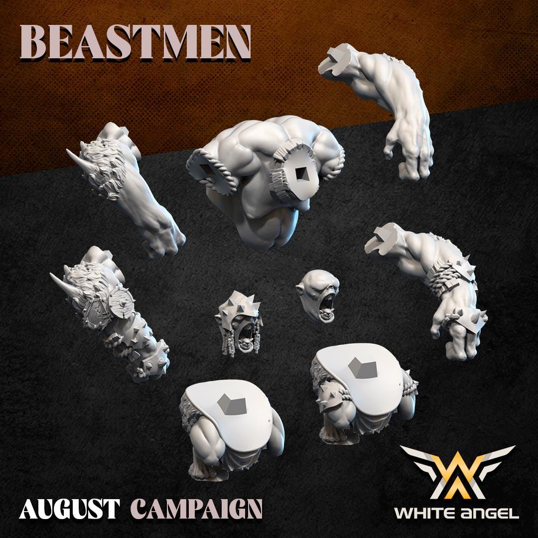 Beastmen Siege Beast - Gorgon Troll