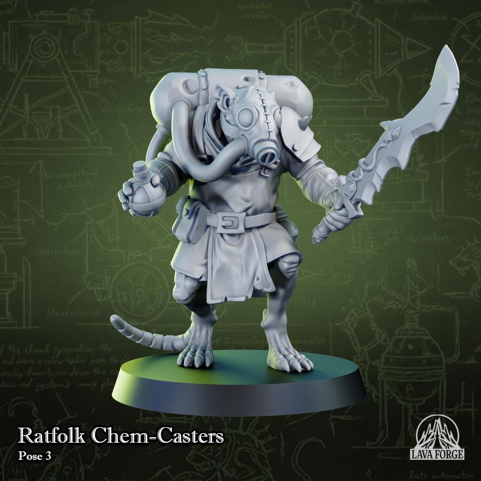 Rotten Brood - Ratman Chem-Caster Acolyte