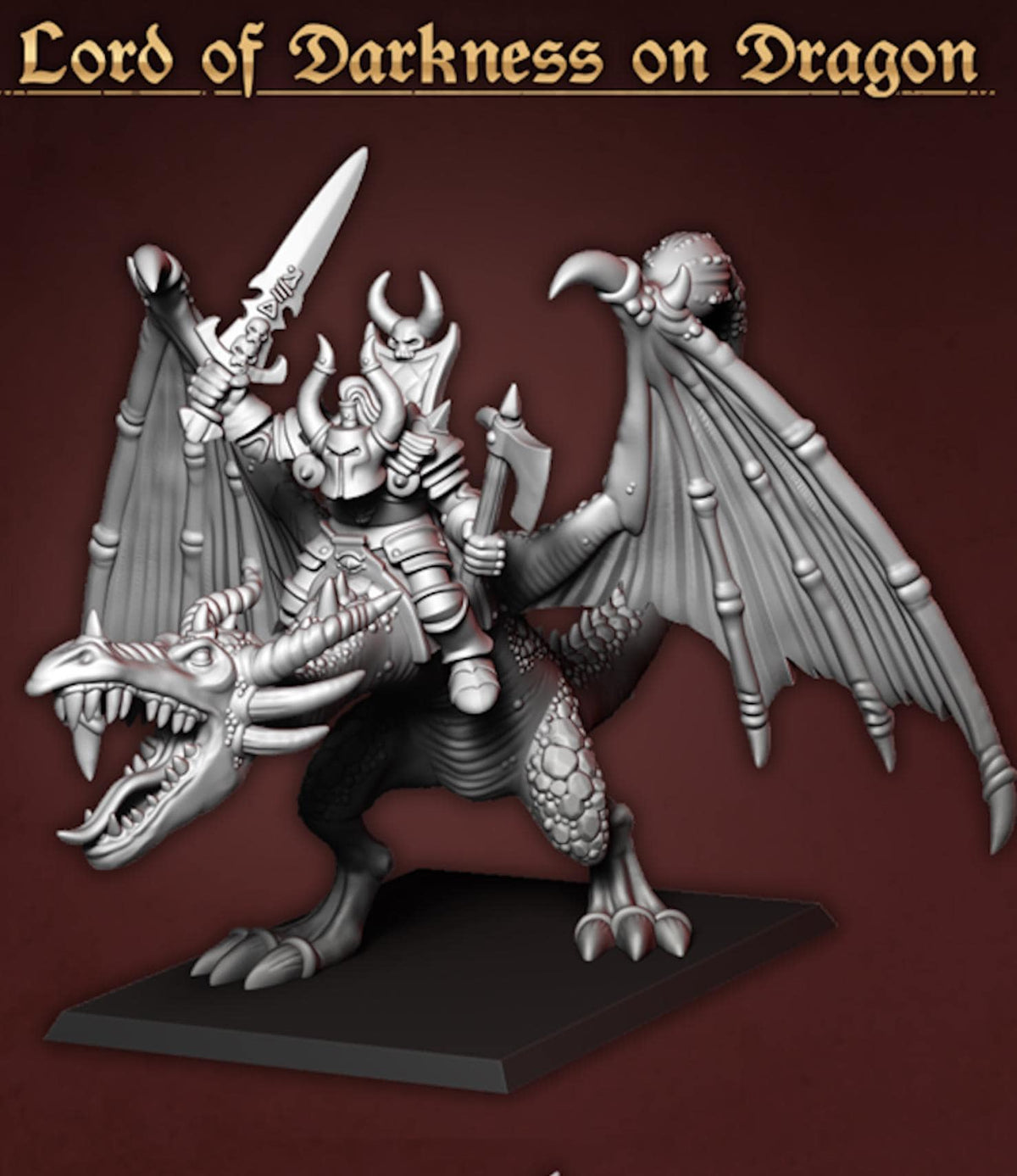 Army of Darkness - Old School Chaotic Lord on Dragon