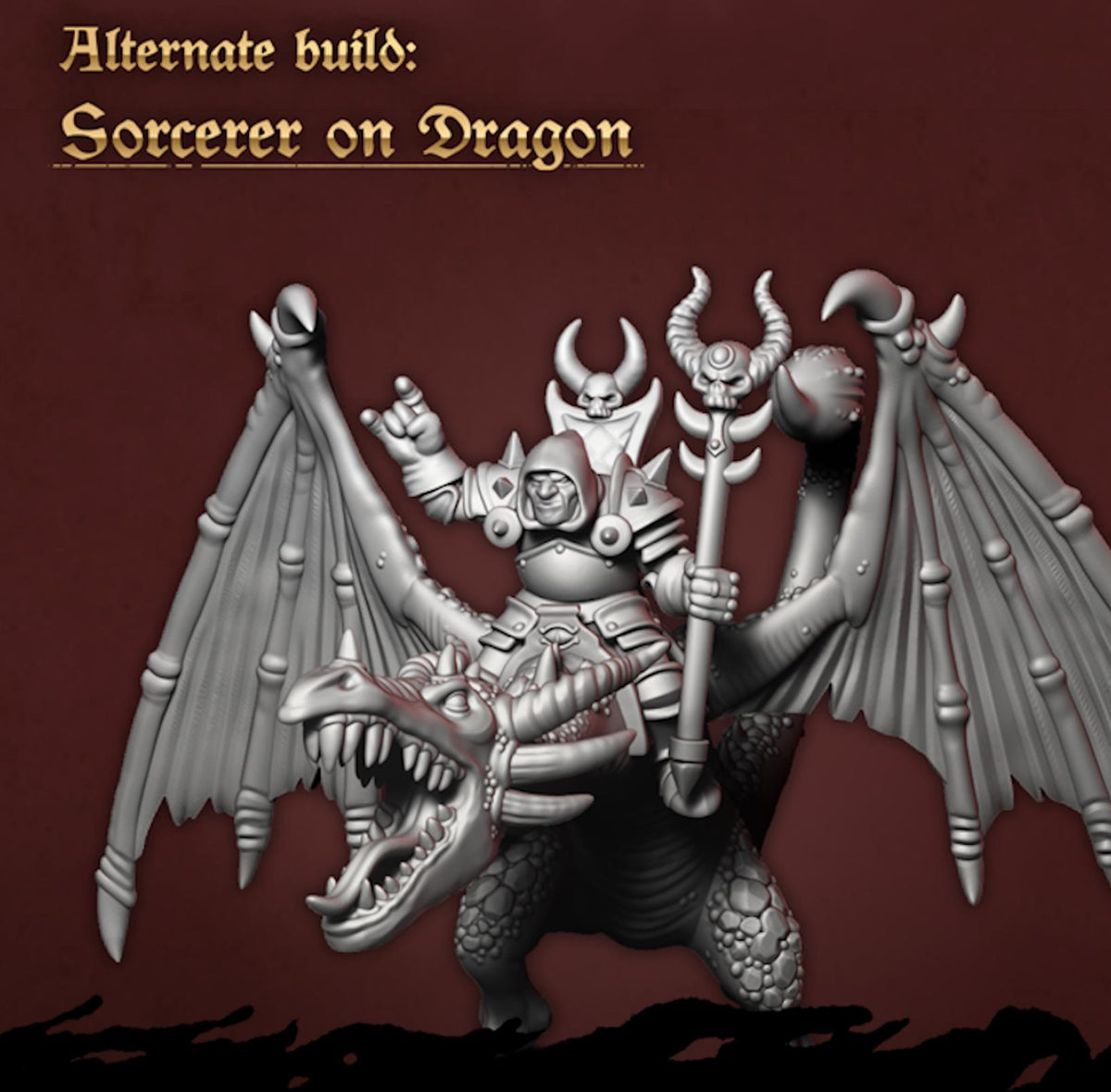 Army of Darkness - Old School Chaotic Lord on Dragon