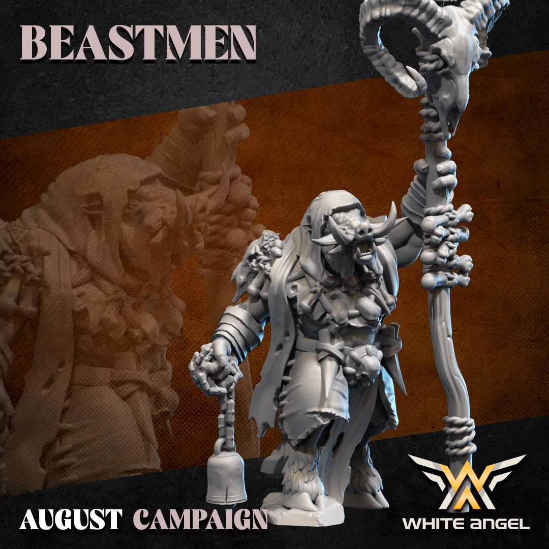 Beastmen Boar Shaman - Braying Sorcerer