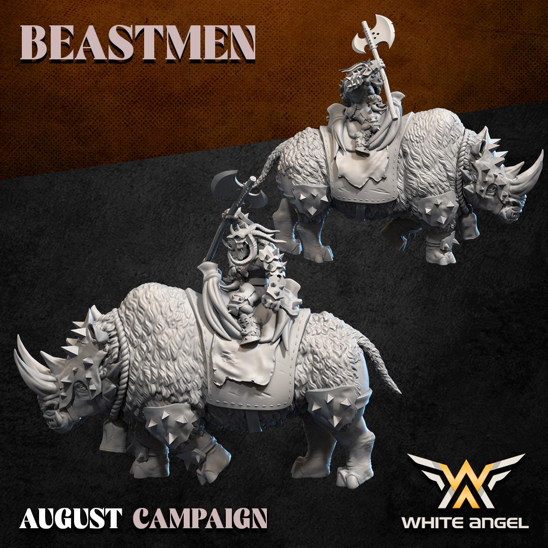 Beastmen Warlord on Horned Beast