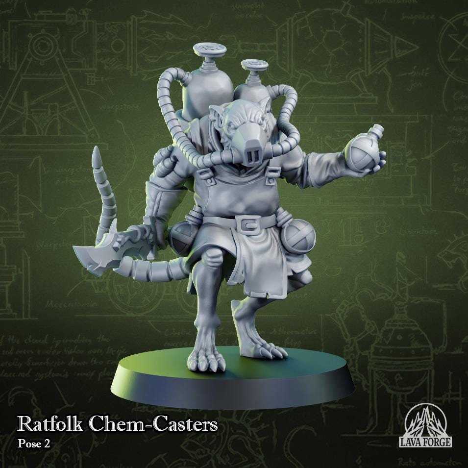 Rotten Brood - Ratman Chem-Caster Acolyte