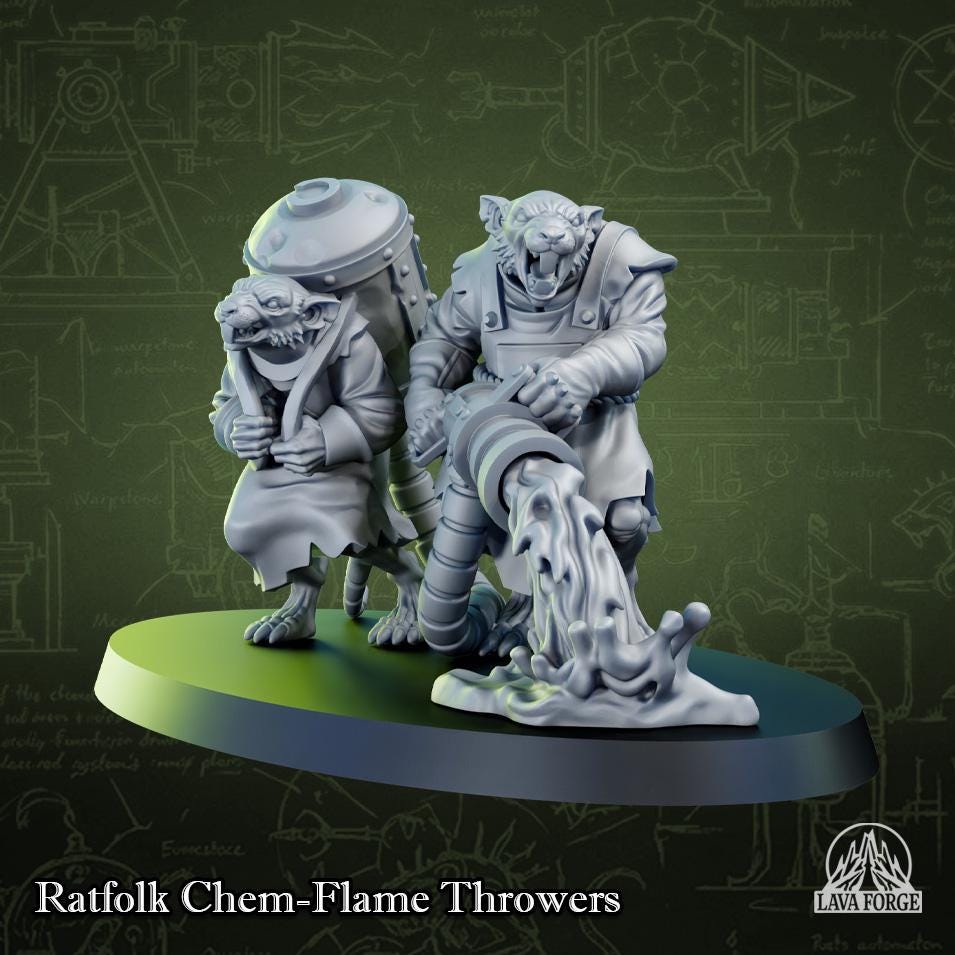 Rotten Brood - Ratman Chemfire Thrower Battery