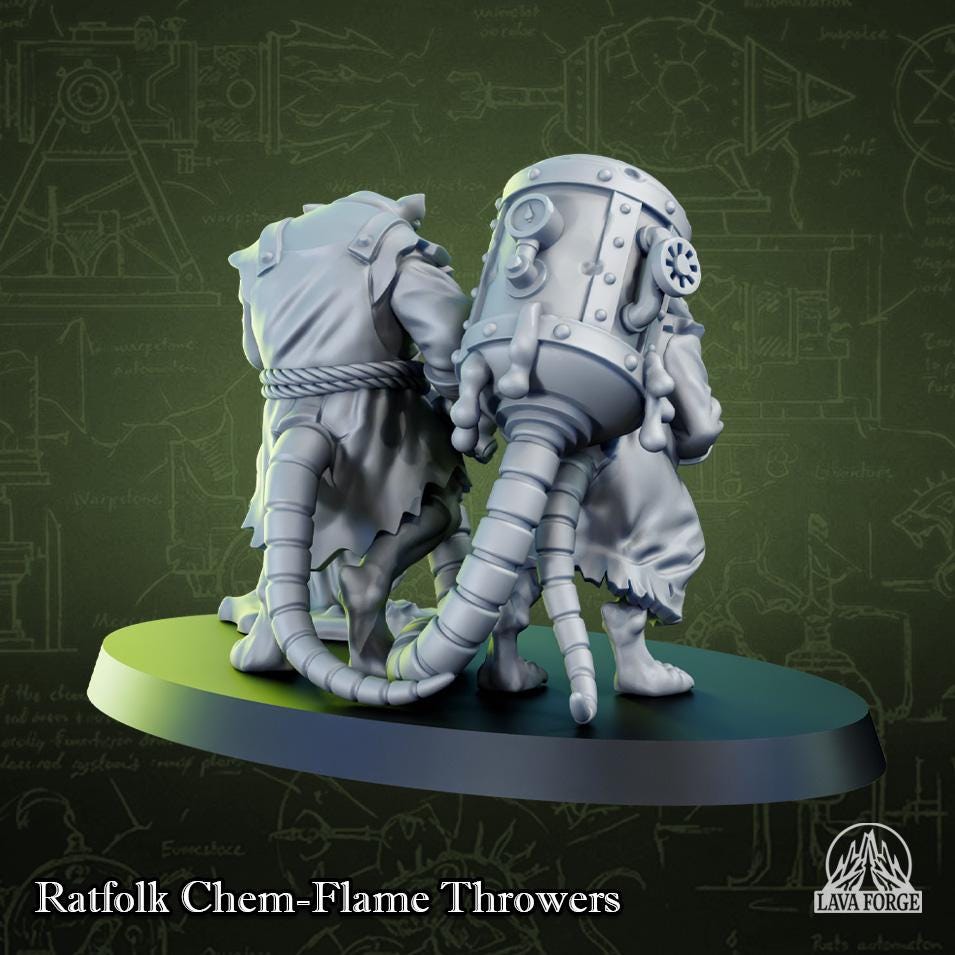 Rotten Brood - Ratman Chemfire Thrower Battery