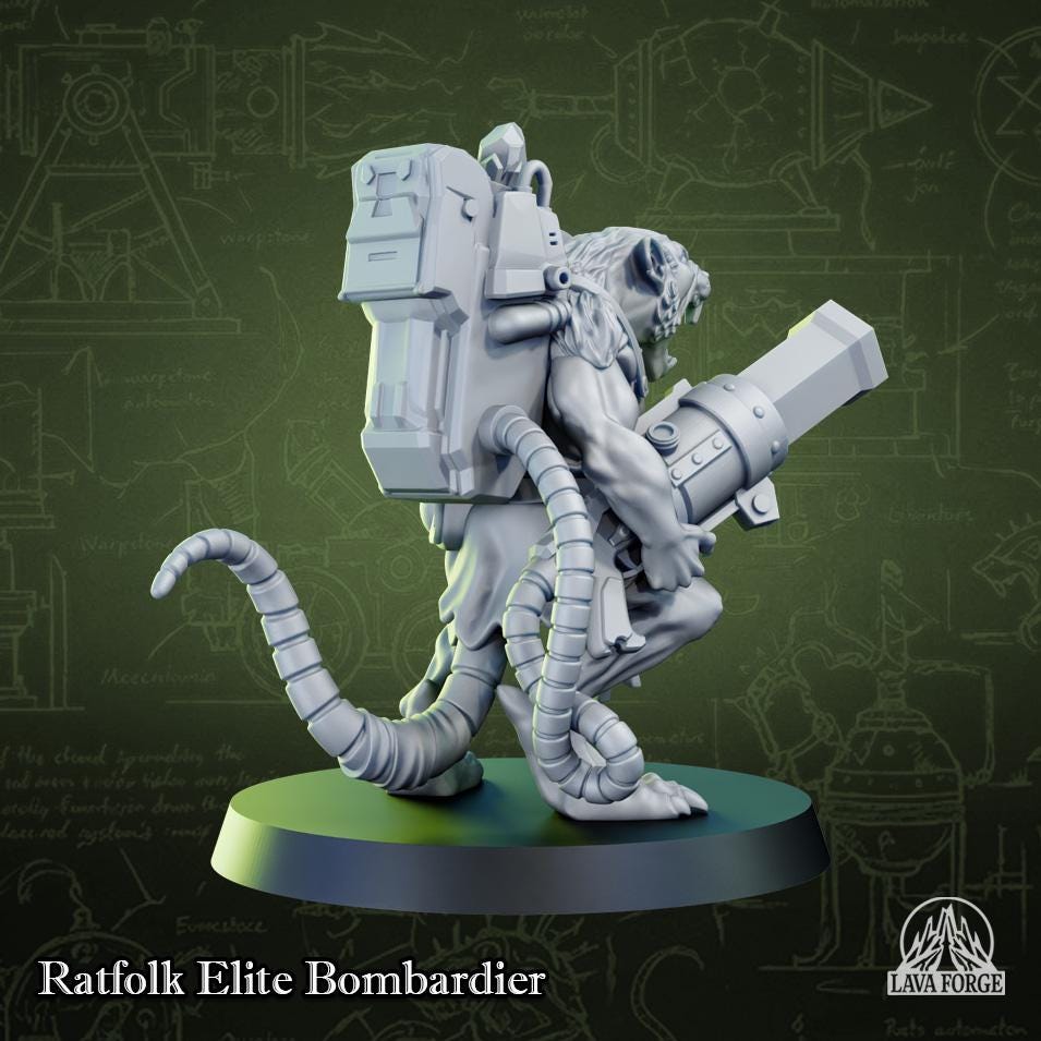 Rotten Brood - Ratman Bombard Sorcerer