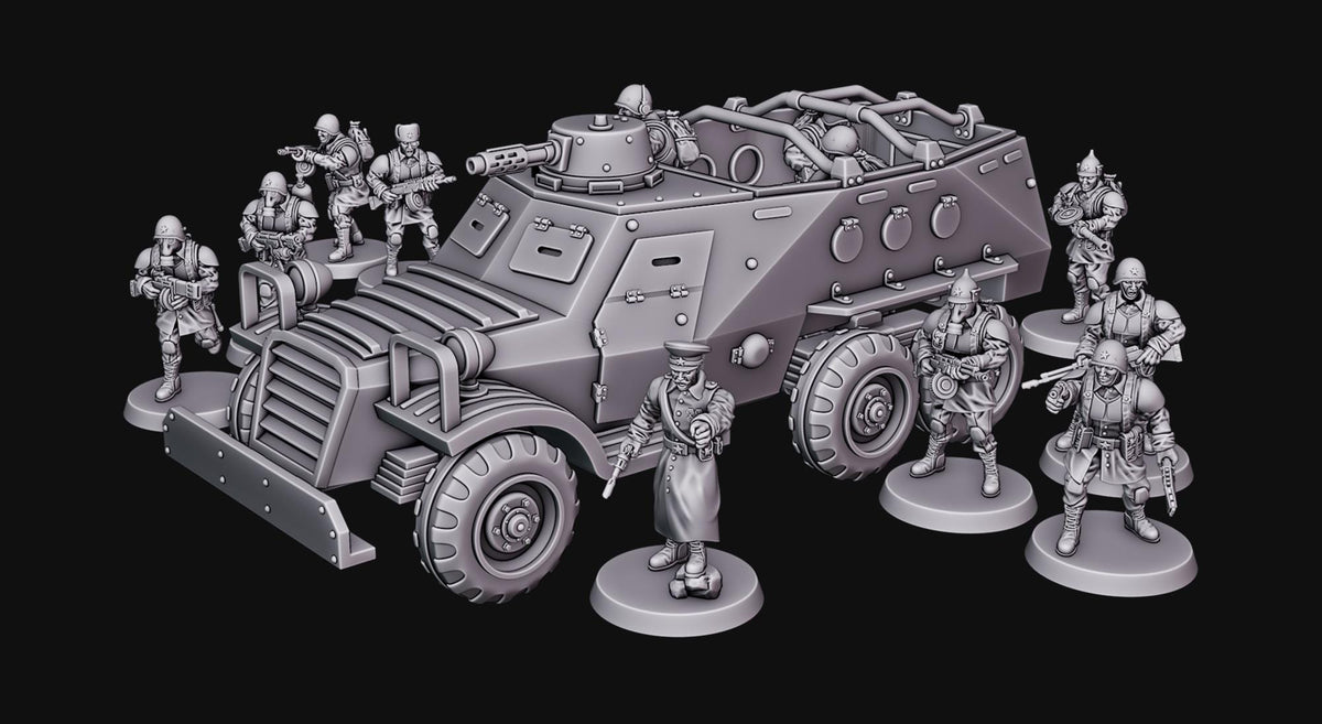 Sovieticus Kentavr APC with crew