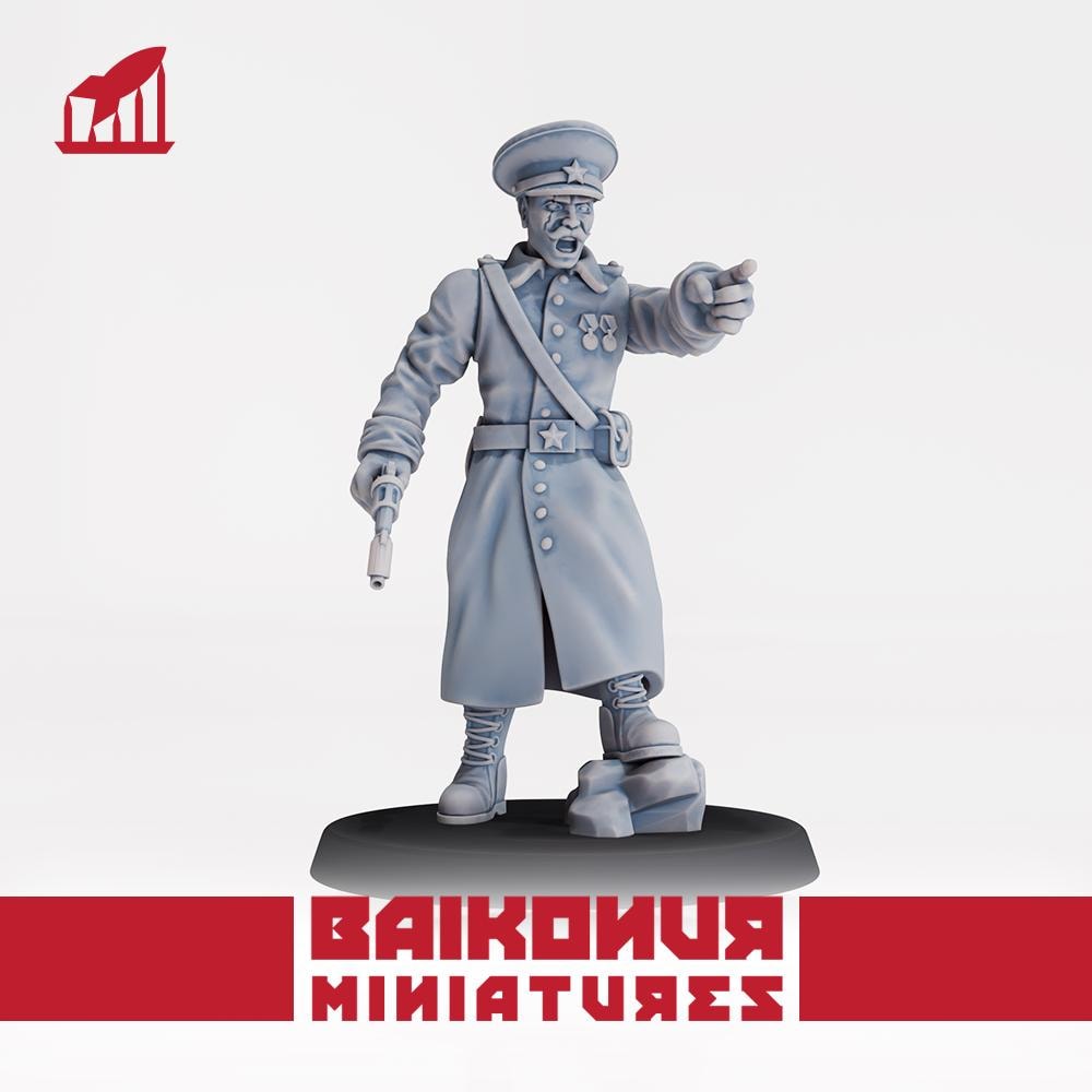 Sovieticus Cold Warriors Commissar miniature