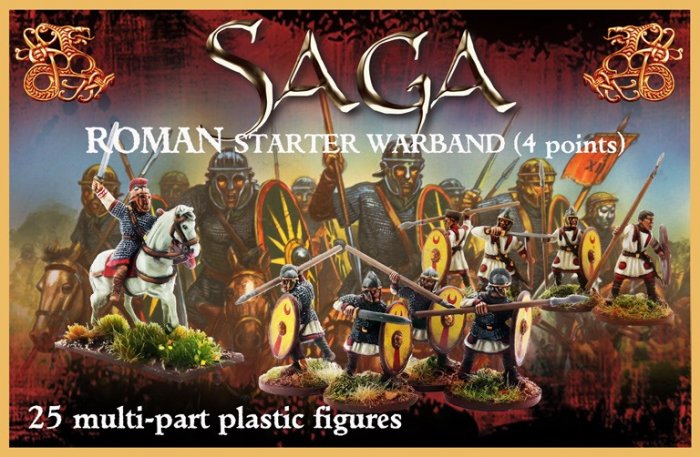 Saga Roman Starter Warband plastic box